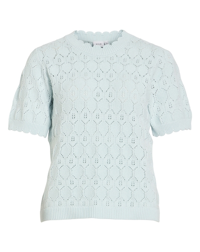 Vila - VILOwen Pointelle Strik - Nantucket Breeze 